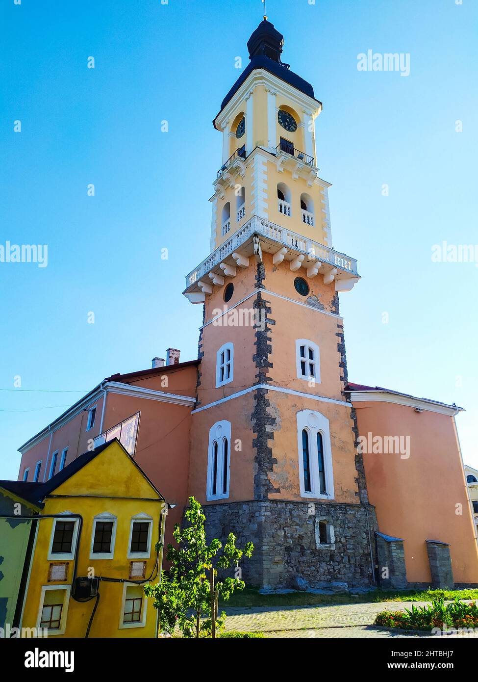 Kamianets-Podilskyi Rathaus Stockfoto