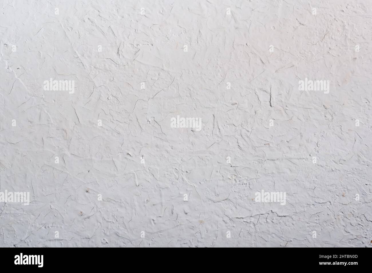 Weißer Beton- oder Zementhintergrund. Verputzte Wand Stockfoto