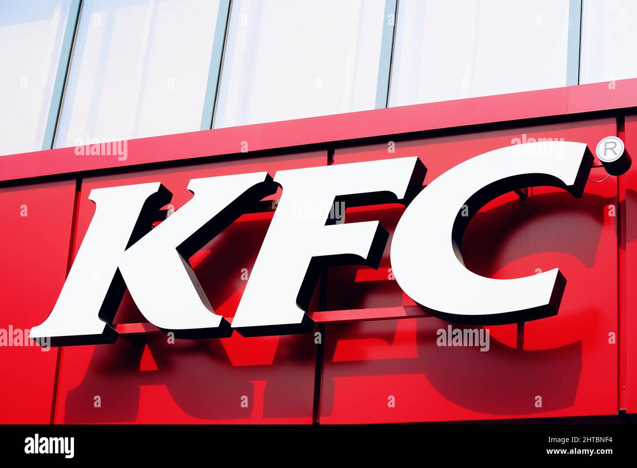 KFC Fast Food Restaurant. Stockfoto