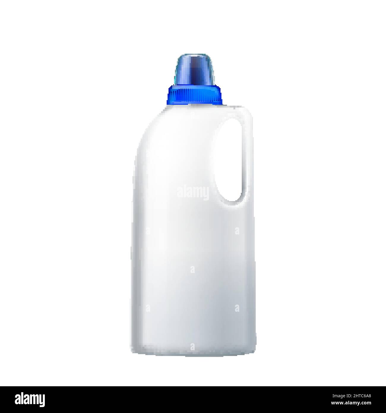 Produktvektor für Waschmittelflasche aus Kunststoff Stock Vektor