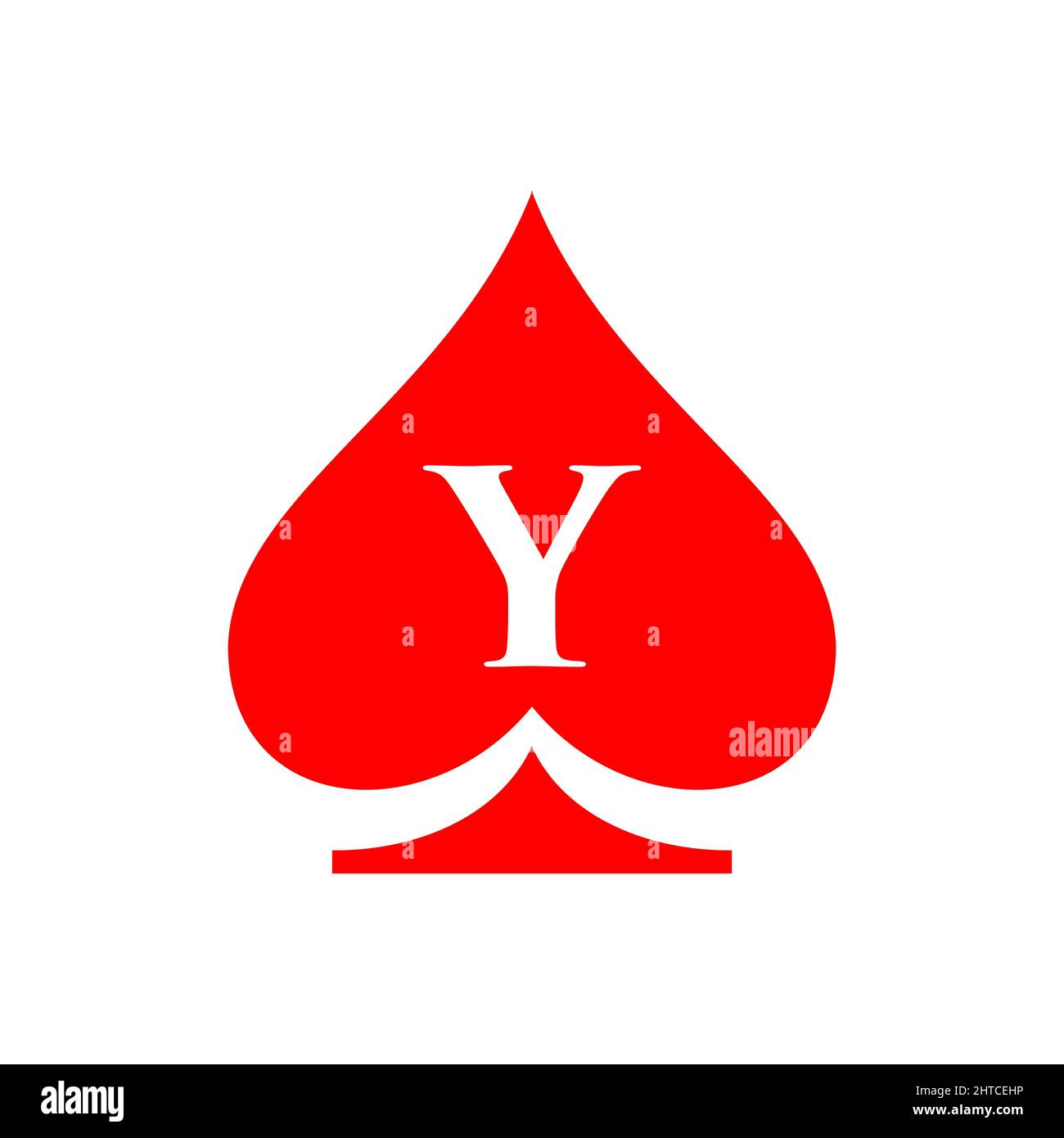 Buchstabe Y Casino-Logo. Poker Casino Vegas Logo Vorlage auf Brief Y. Poker Club Zeichen Stock Vektor Buchstabe Y Casino-Logo. Poker Casino Vegas Logo Vorlage auf Brief Y. Poker Club Zeichen Stock Vektor