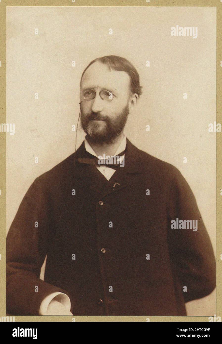 Porträt des Komponisten Th&#xe9;odore Dubois (1837-1924), 1880. Private Sammlung. Stockfoto