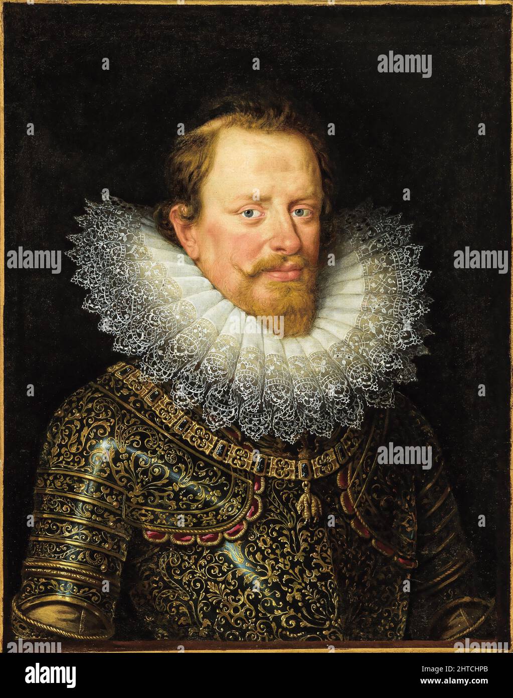 Porträt von Vincenzo Gonzaga (1562-1612), Herzog von Mantua, 1602. Private Sammlung. Stockfoto