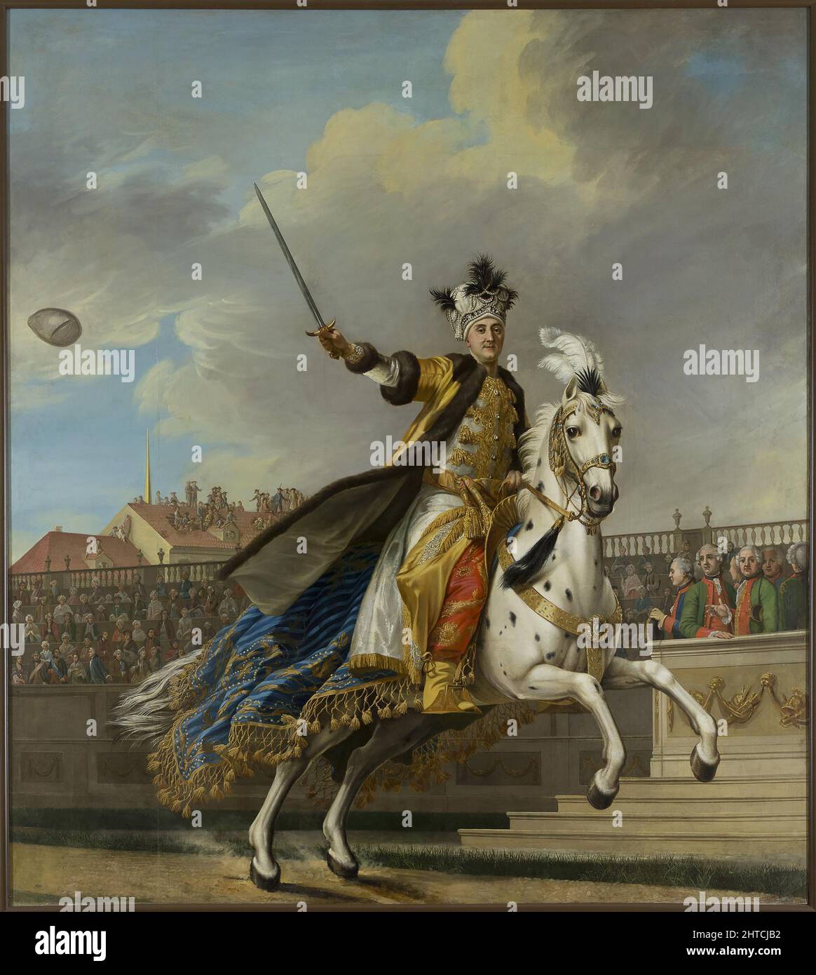 Porträt des Grafen Alexej Grigorjewitsch Orlow (1737-1808), um 1770. Gefunden in der Sammlung der Staatlichen Eremitage, St. Petersburg. Stockfoto