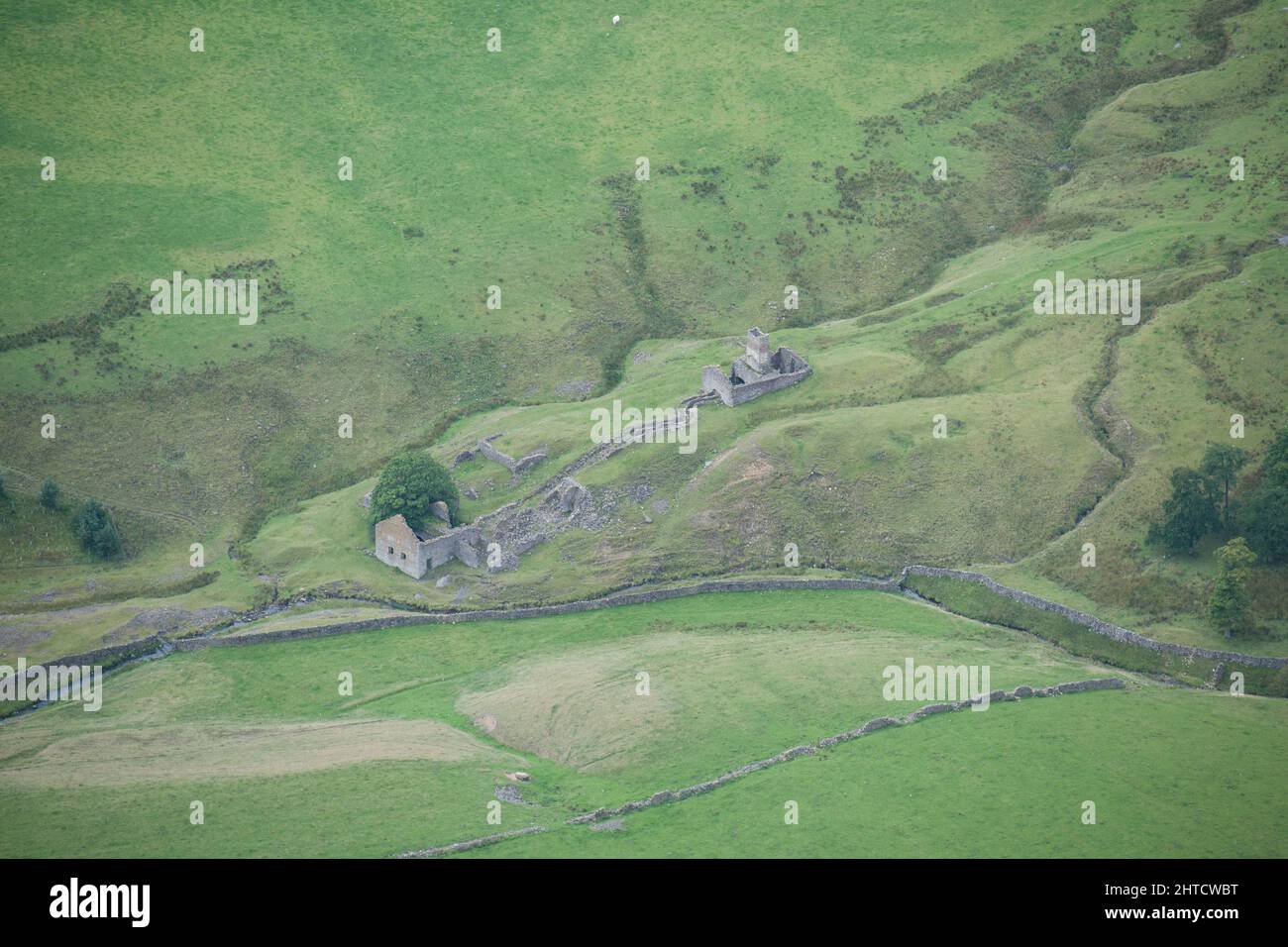 Marrick Erz Herd Blei Schmelze Mühle, North Yorkshire, 2015. Stockfoto