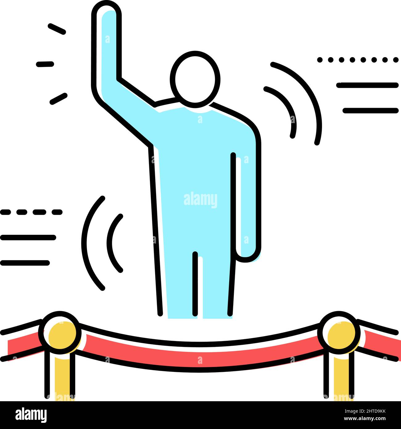 Beschreibung der Symbole für weiche Skills in Körpersprache Stock Vektor