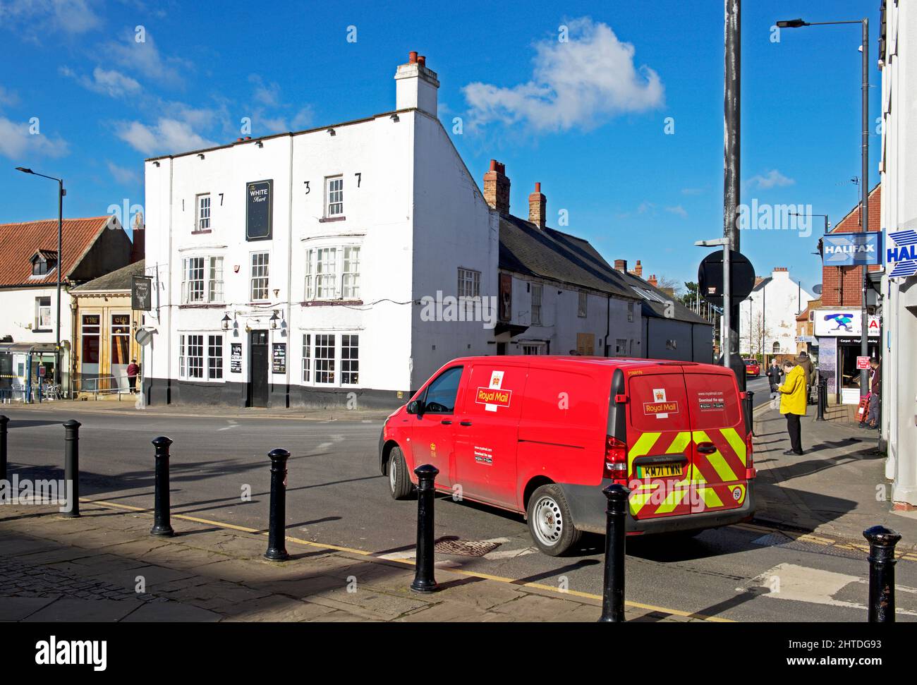Royal Mail van in Thorne in South Yorkshirte, England Stockfoto