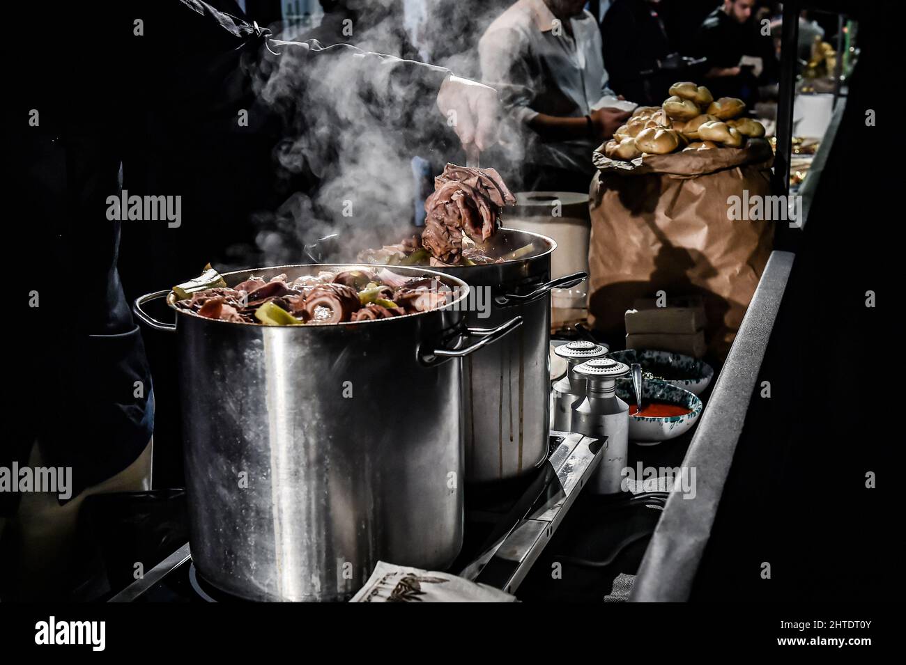 Italien, Lombardei, Mailand, Lebensmittelmarkt Stockfoto