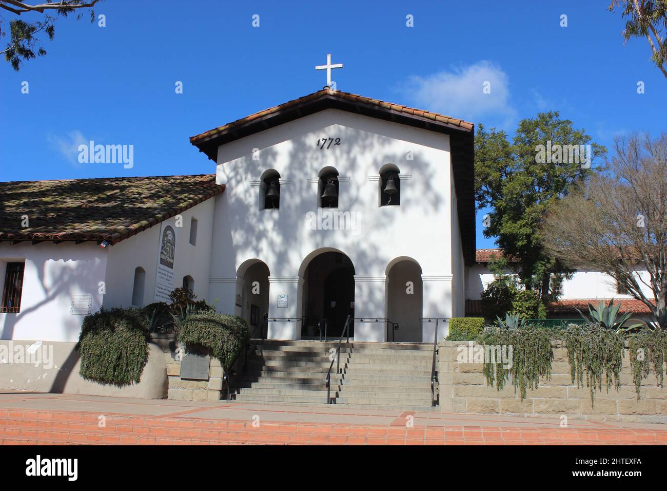 Kirche, Mission San Luis Obispo de Tolosa, San Luis Obispo, Kalifornien Stockfoto
