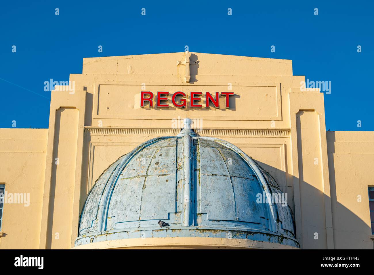 Das Art Deco Regent Cinema im Deal Kent Stockfoto