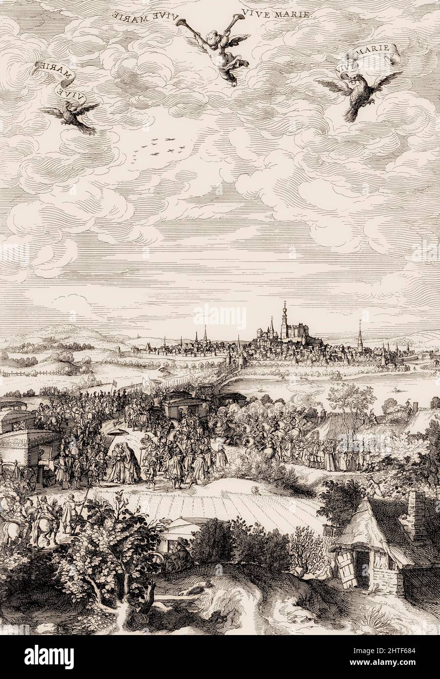 Eintritt von Maria de Medici in Mons, Belgien, 1631 Stockfoto