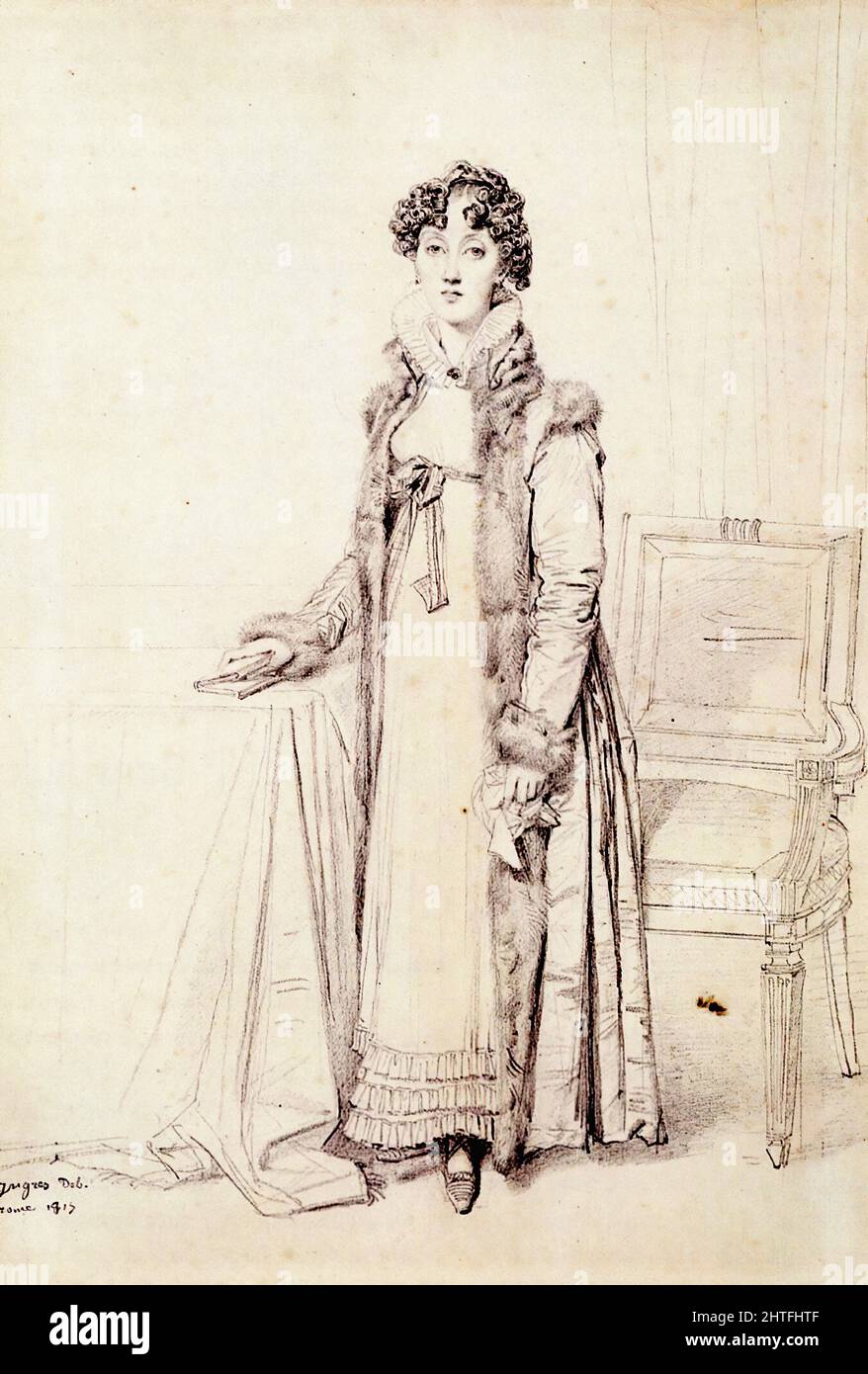 Jean-Auguste-Dominique Ingres - Lady William Henry Cavendish Bentinck Geboren Lady Mary Acheson Stockfoto