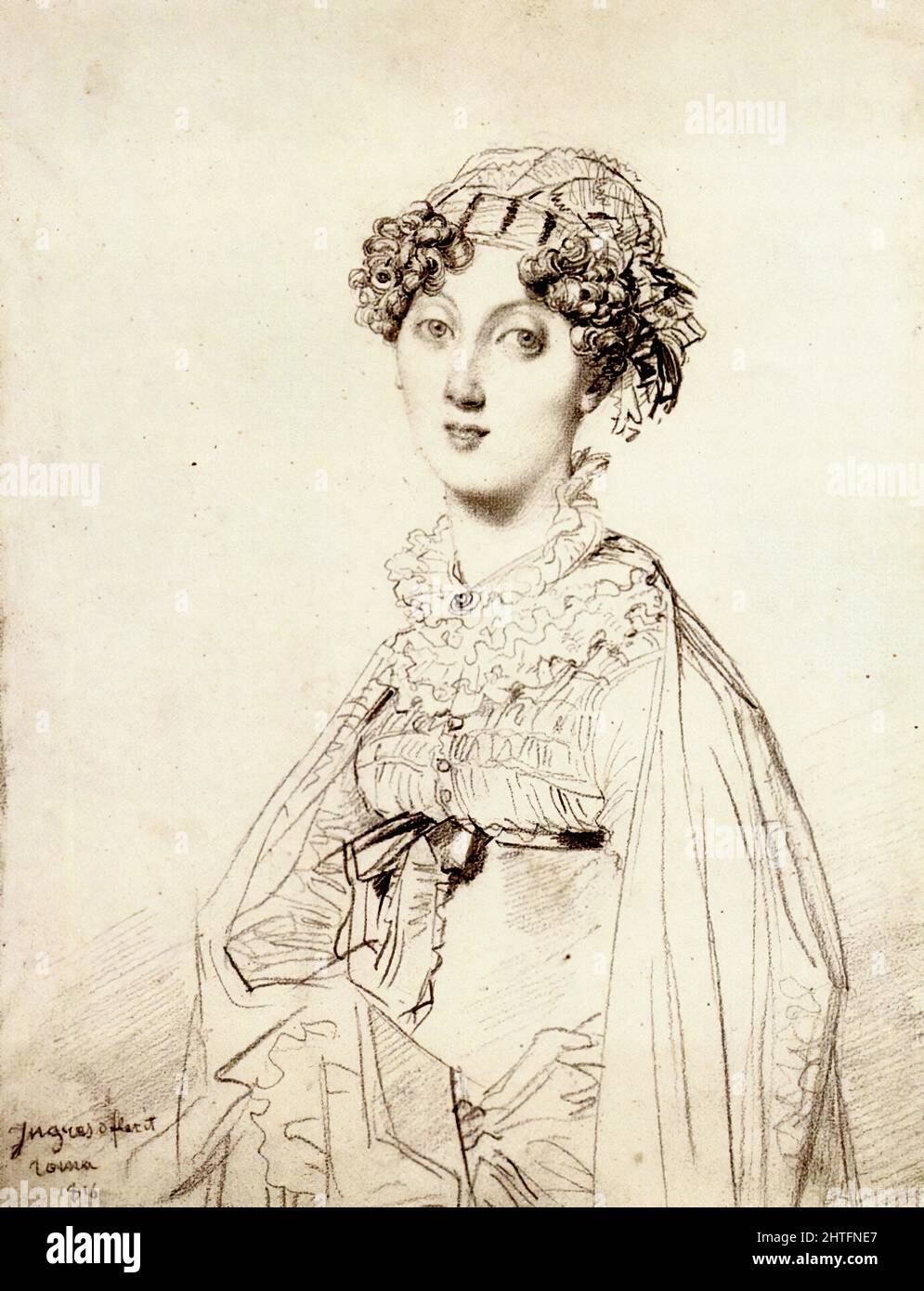 Jean-Auguste-Dominique Ingres - Lady William Henry Cavendish Bentinck geborene Lady Mary Acheson I. Stockfoto