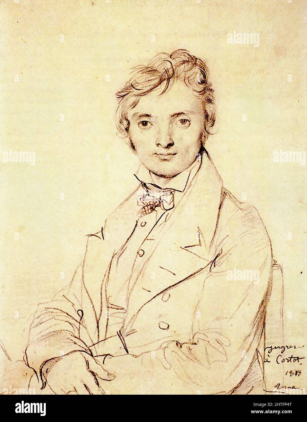 Jean-Auguste-Dominique Ingres - Jean Pierre Cortot 1 Stockfoto
