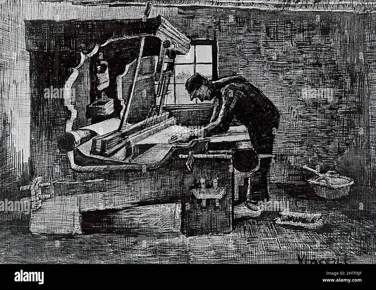 Weber am webstuhl von vincent van gogh Fotos und Bildmaterial in hoher Auflösung Alamy