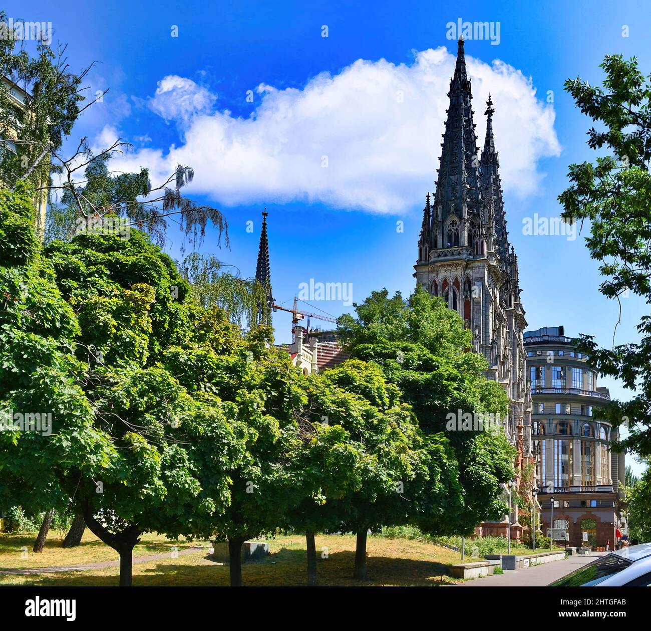 Die römisch-katholische Kirche St. Nikolaus. Kiew Stockfoto