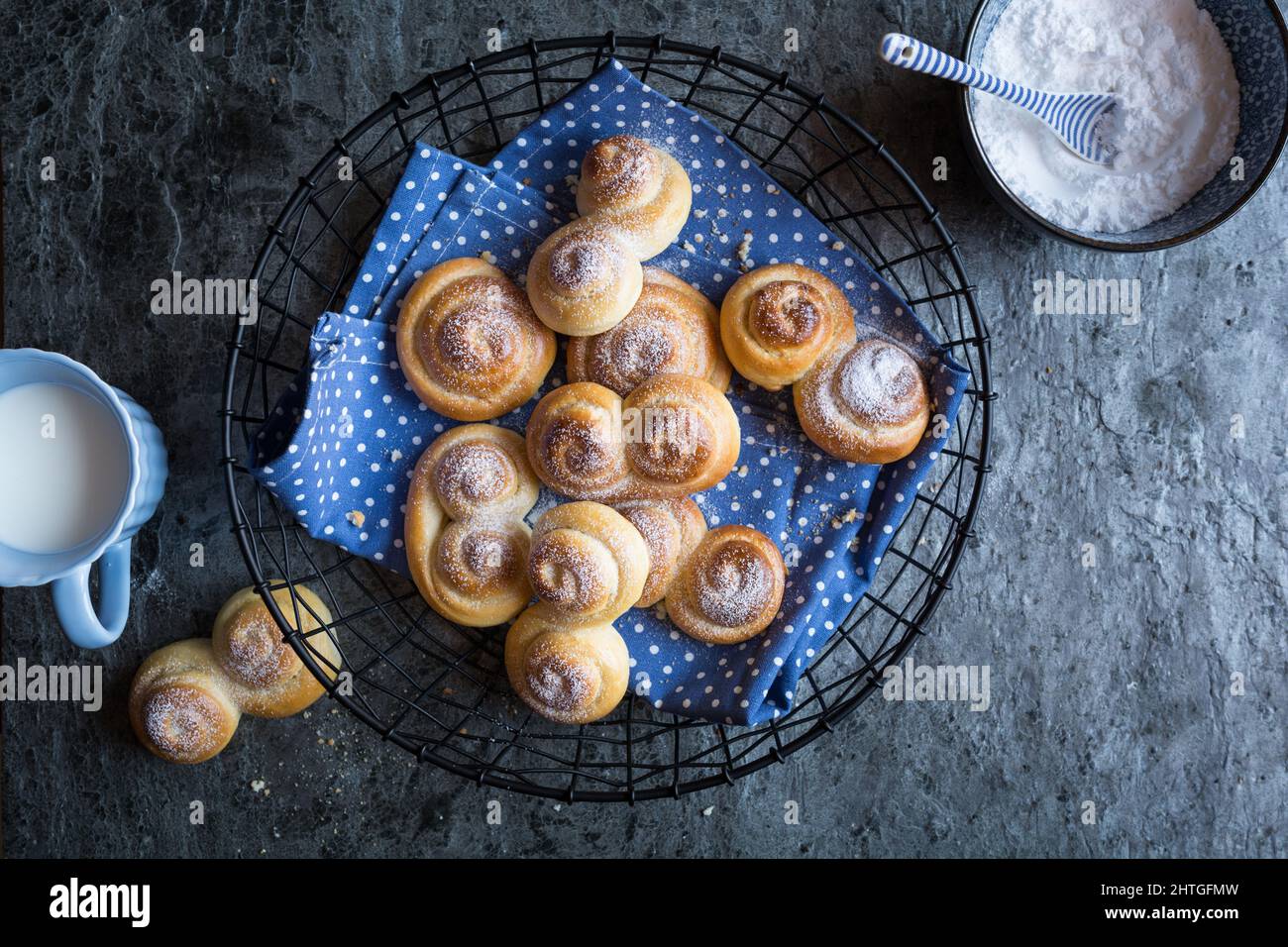 Judase, traditionelles slowakisches süßes hausgemachtes ostergebäck Stockfoto