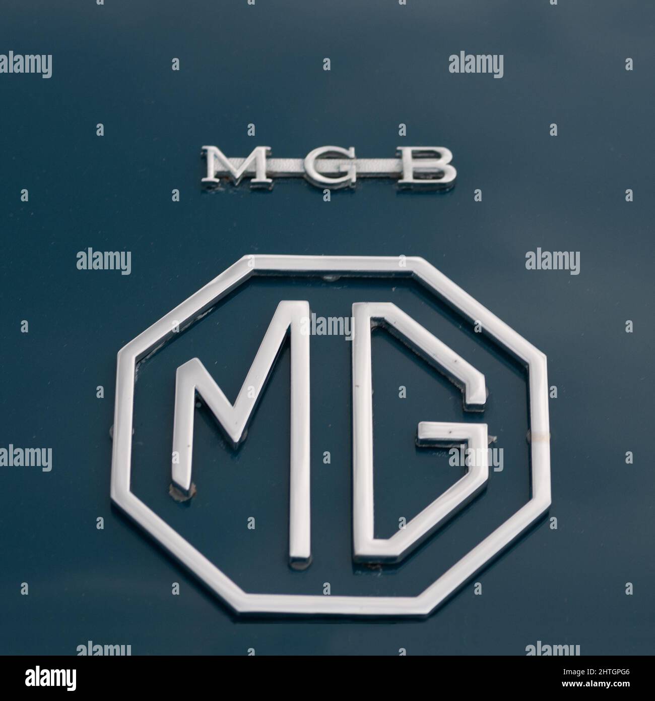 MGB Car Marque Stockfoto