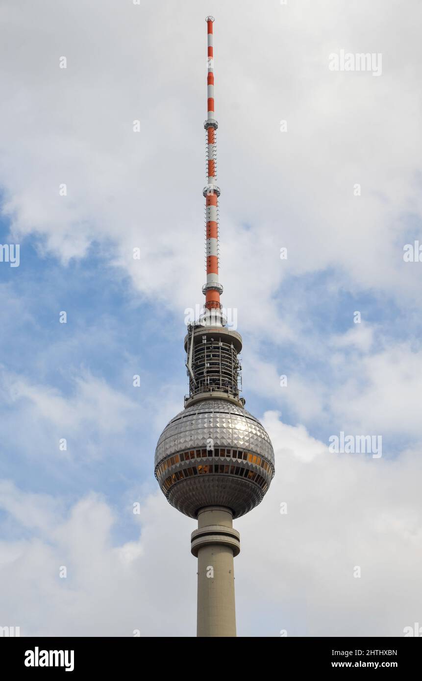 Berlin, Berlin, Deutschland - Juni 19 2014: Der Berliner Fernsehturm in der Nähe des Alexanderplatzes im Zentrum Berlins Stockfoto