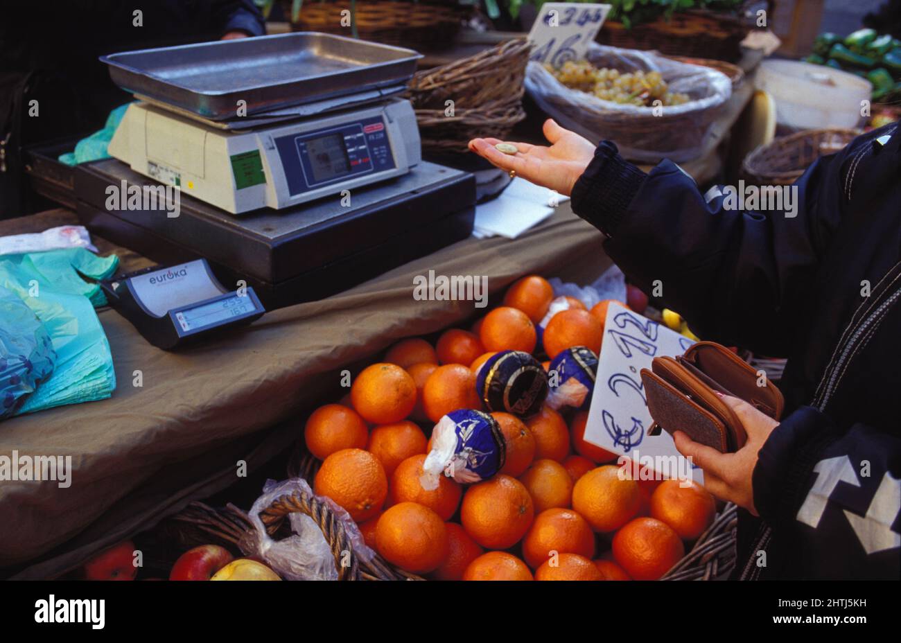 Wirtschaft Geld Euro-Markt Stockfoto