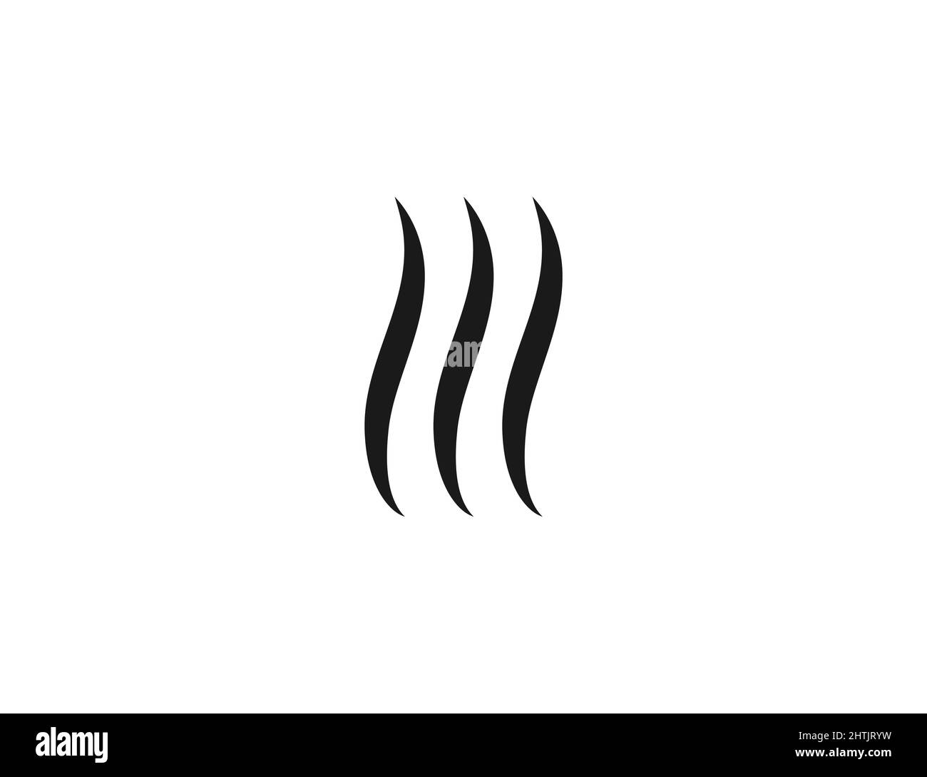 Symbol Dampf, Luft. Vektorgrafik. Stock Vektor