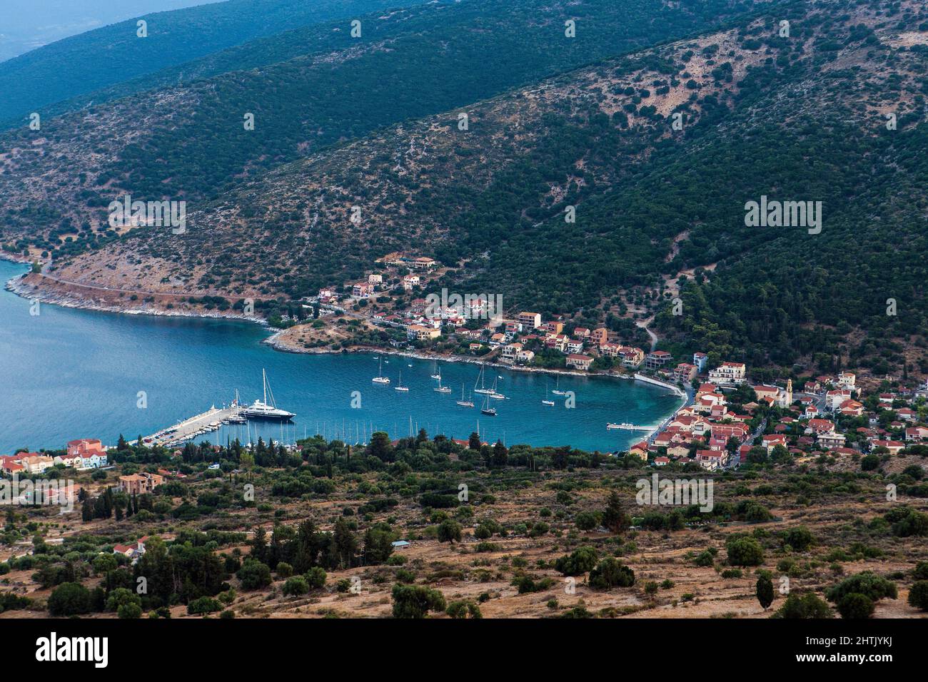 Griechenland, Ionische Inseln, Kefalonia, Agia Efimia Panoramablick Foto © Federico Meneghetti/Sintesi/Alamy Stock Photo Stockfoto