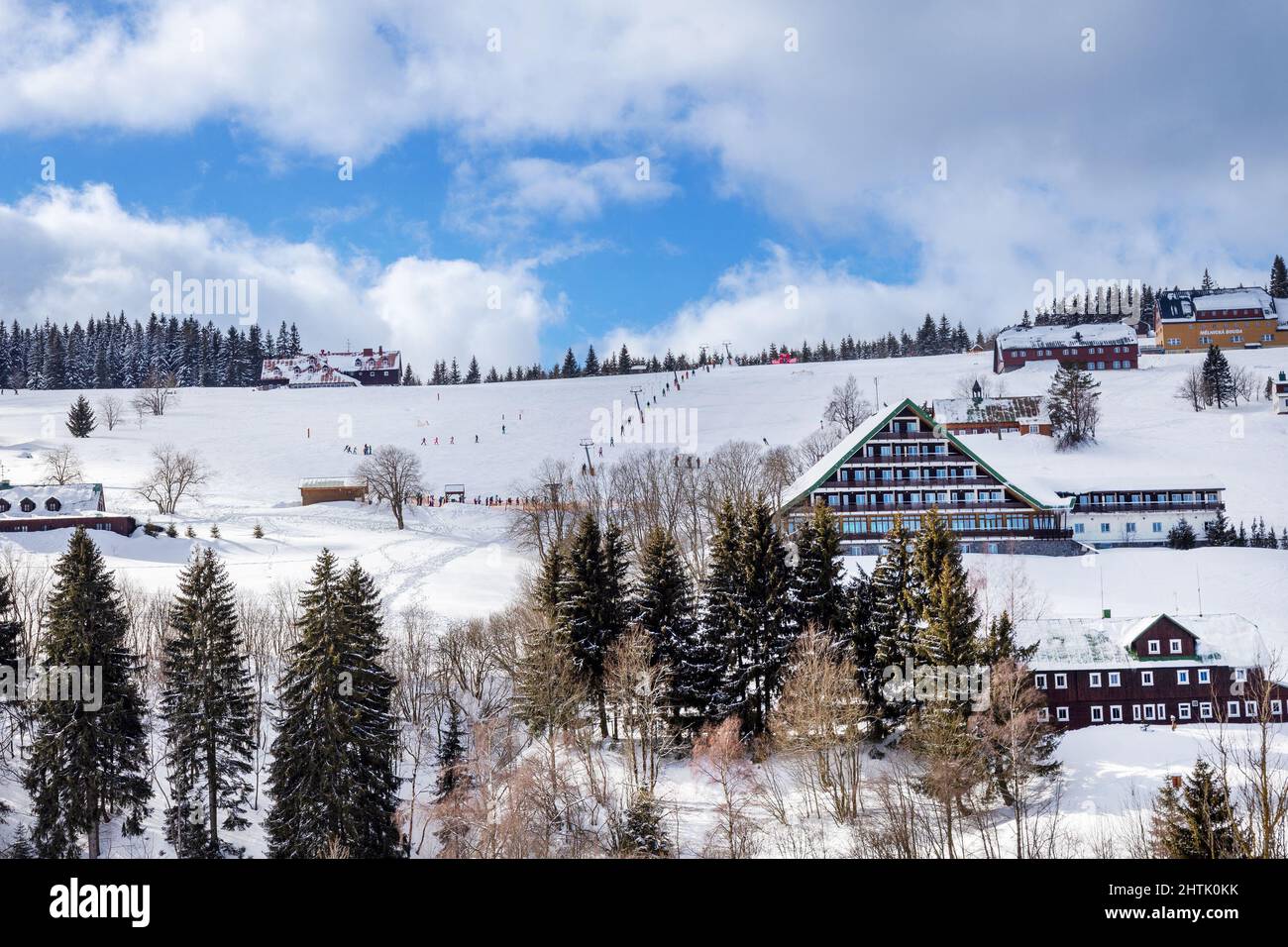 Pec pod Sněžkou, Česká republika / Pec pod Snezkou, Riesengebirge, Tschechische republik Stockfoto