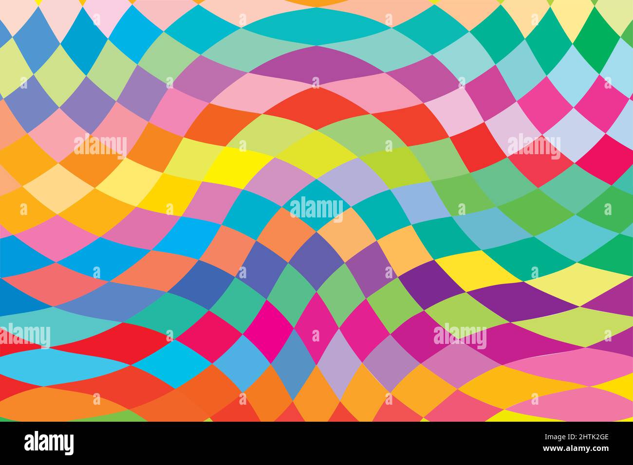 Vektor-Illustration Zeichnung von spektralen mehrfarbigen Diamant-Formen. Abstrakte Muster und Texturen. Farbiges polychromes Segment. Vektorgrafik Stock Vektor