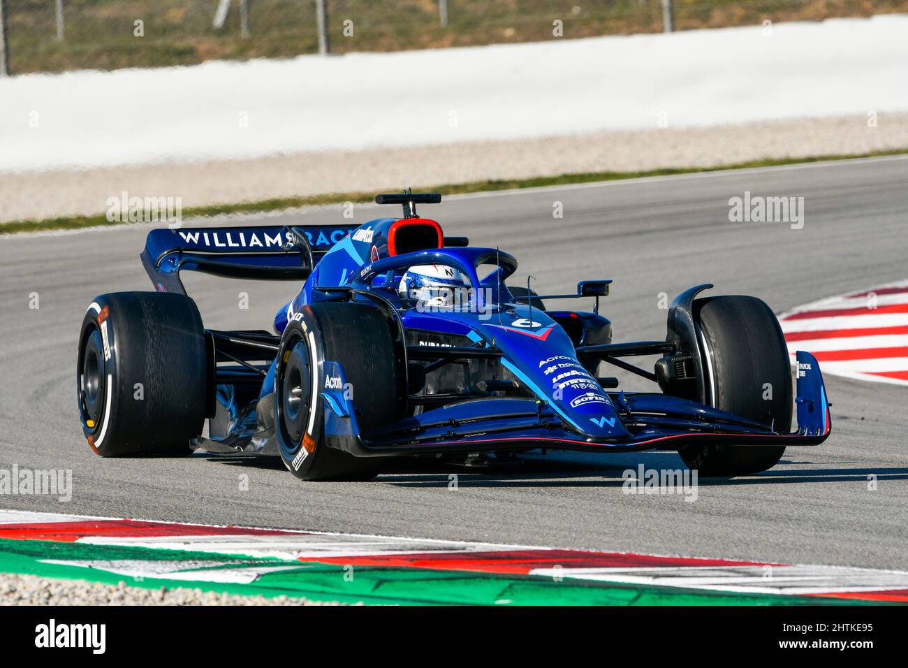 Circuit de Barcelona-Catalunya, Montmelo, Spanien, 23,2.2022, Motorsport: Formel 1 Saison 2022, Vorsaison-Tests - Nichola Latifi (CAN), Williams FW44 Stockfoto