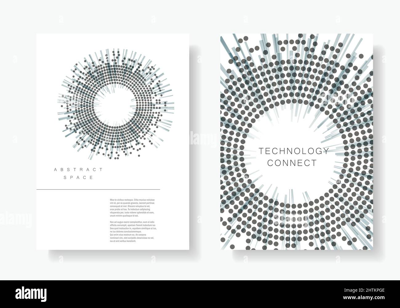 Vector Broschüre Cover Design-Vorlagen Stock Vektor