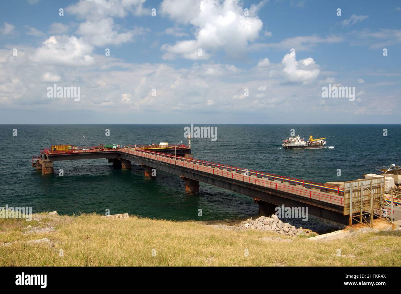 24. August 2009 - Pier, Zmiinyi Island, Snake Island, Schwarzes Meer, Odessa, Ukraine, Eastern Europ Kredit: Andrey Nekrasov/ZUMA Wire/ZUMAPRESS.com/Alamy Live News Stockfoto