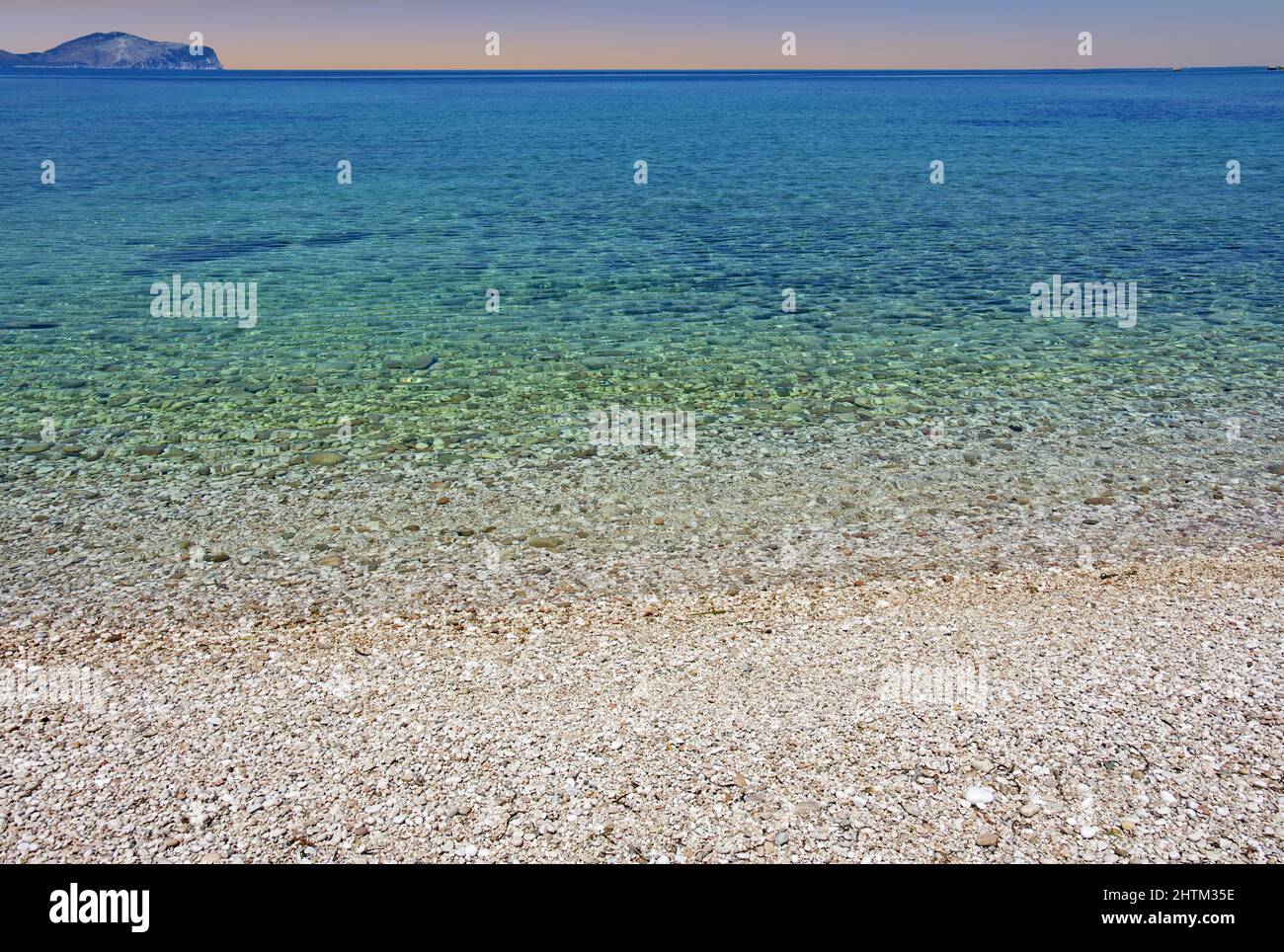 Sardinien, Insel Tavolara, geschütztes Meeresgebiet Stockfoto