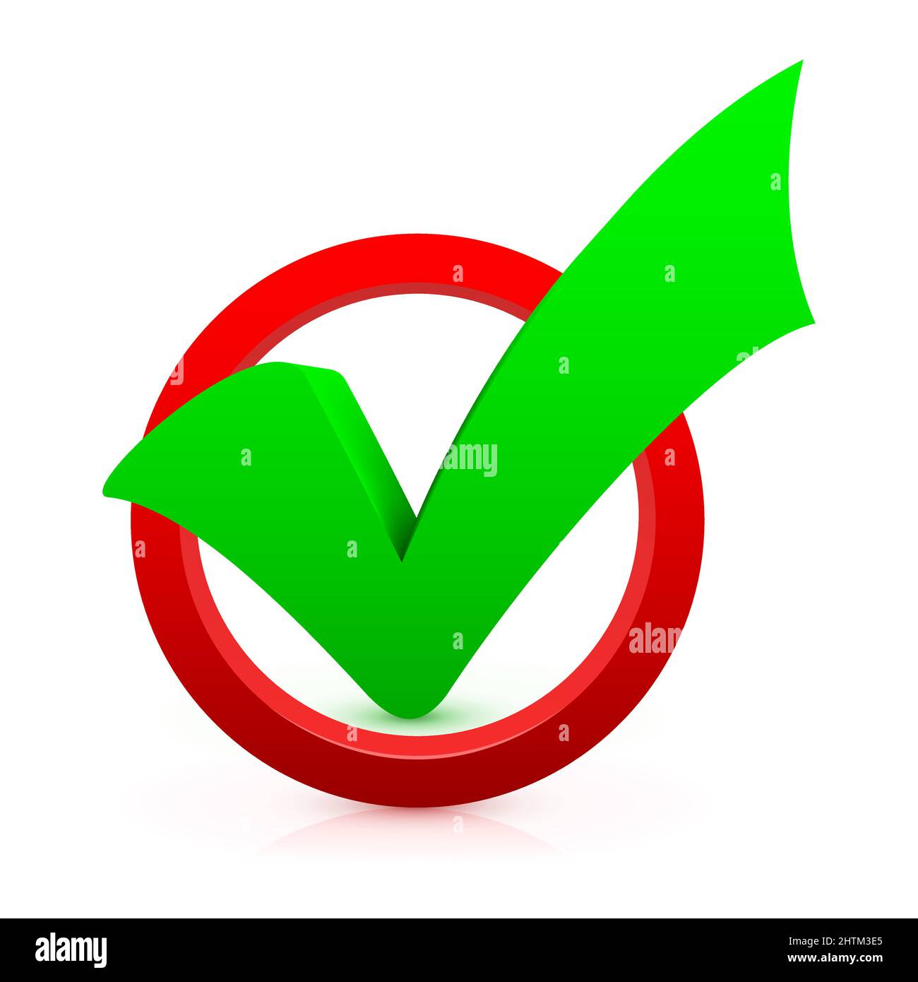 Markieren Sie die Vektorgrafik auf weißem Hintergrund Stock Vektor