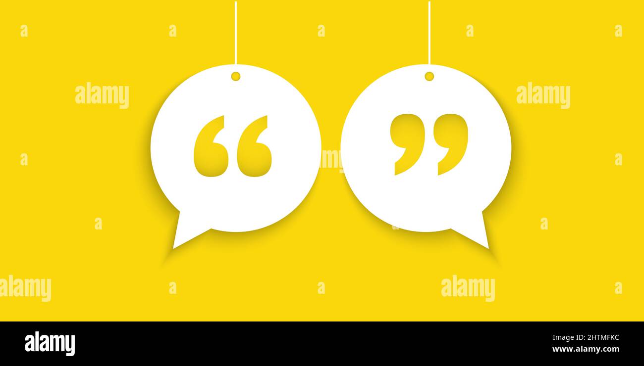 Creative Testimonial Banner, Zitat, Infografik, Banner Vorlage editierbare Vektor-Illustration Stock Vektor