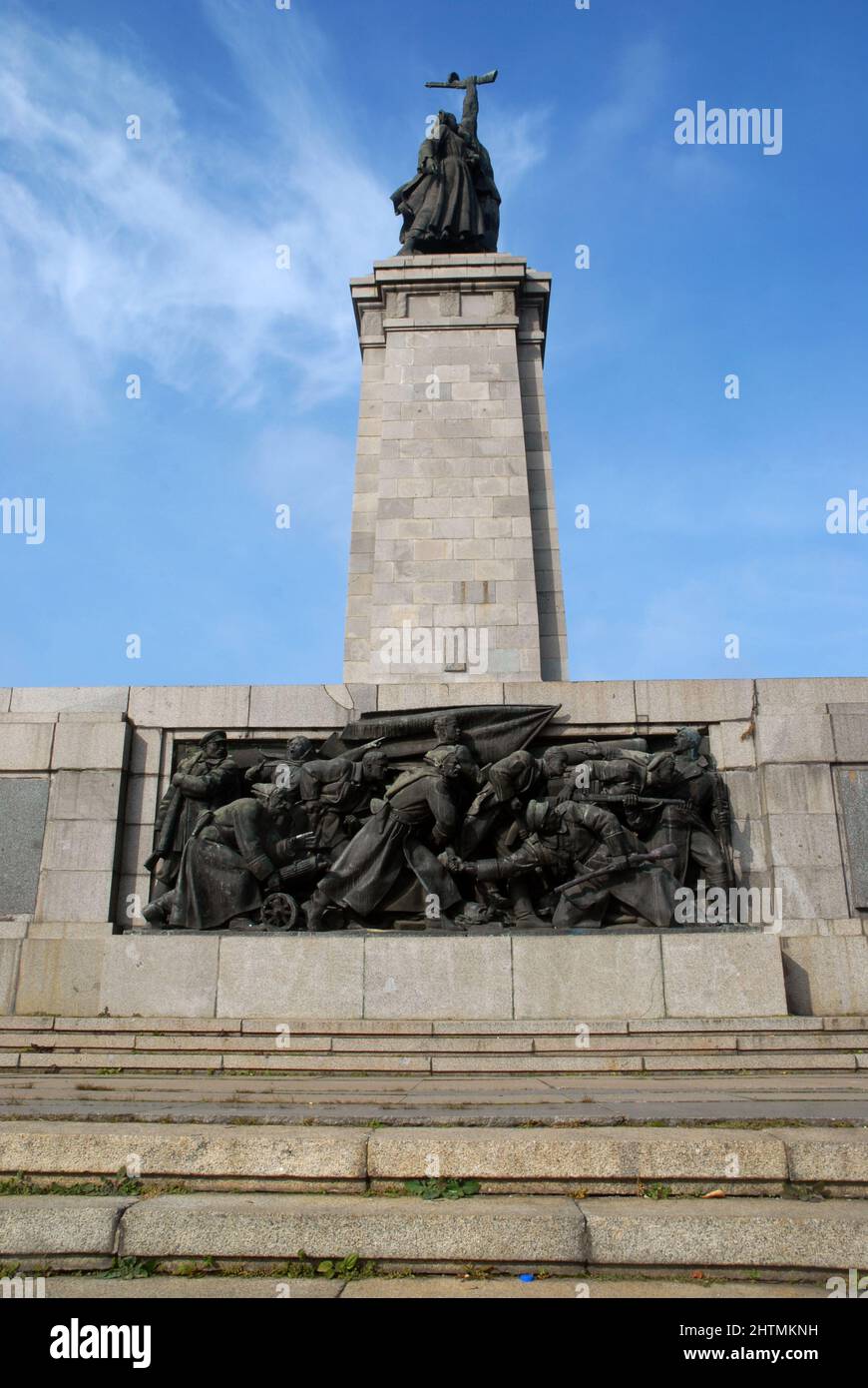 Denkmal der sowjetischen Armee, Zentralpark, Sofia, Bulgarien. Stockfoto