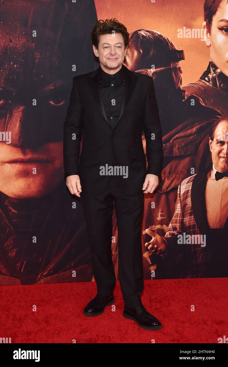 New York, NY, USA. 01. März 2022. Andy Serkis bei der Batman-Weltpremiere am 01. März 2022 in New York City. Quelle: John Palmer/Media Punch/Alamy Live News Stockfoto