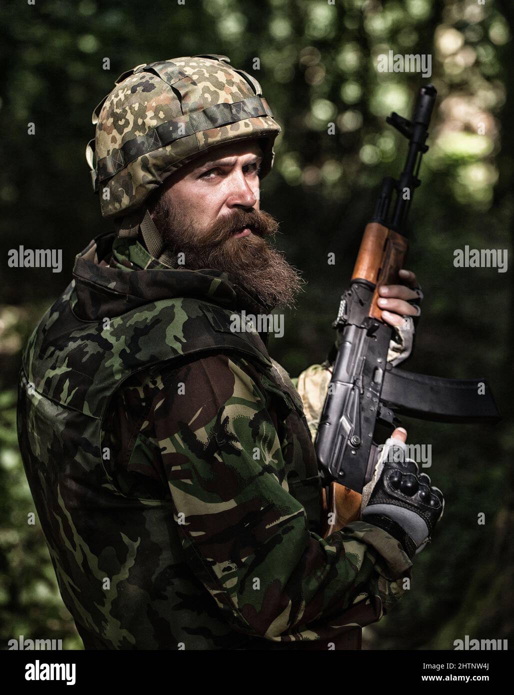 UkraineKrieg. Militärischer Konflikt, geopolitisches Konzept. Stoppt