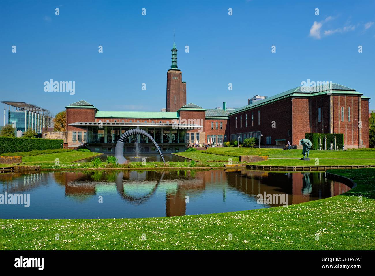 Museum Boijmans Van Beuningen Kunstmuseum in Rotterdam in den Niederlanden. Stockfoto