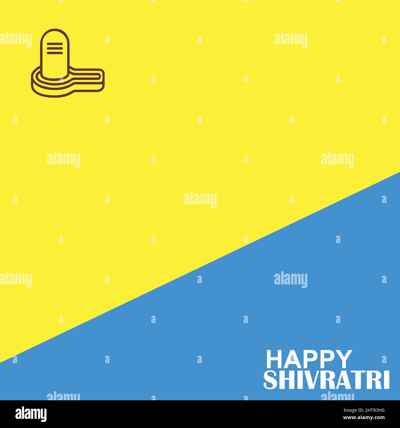 lord shiv shankar Silhouette Hintergrund für maha shivratri Stock Vektor