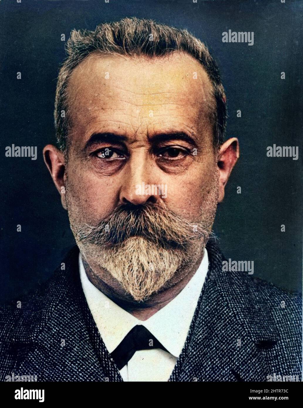 Alphonse Bertillon (1853-1914), savant francais, createur de l'anthropometrie. Stockfoto