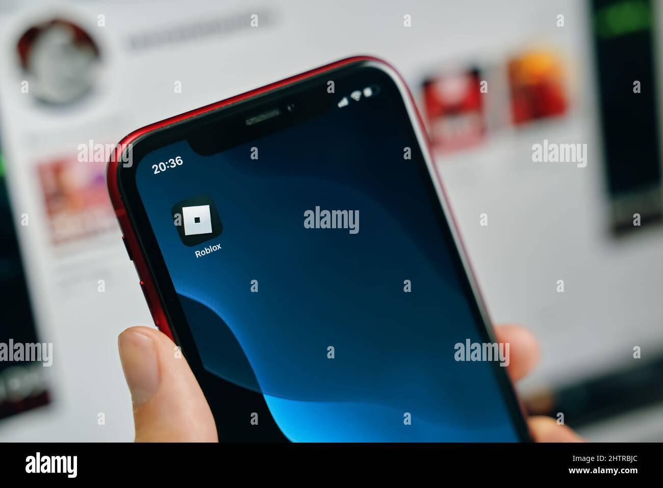 Roblox-App. Stockfoto