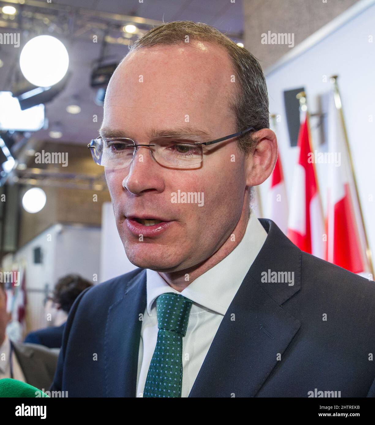 simon coveney Stockfoto