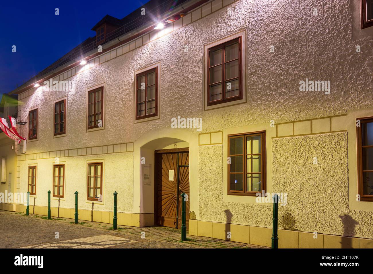 Wien, Wien: Beethoven Museum, Haus des Heiligenstädter Testaments, Testamentshaus, Beethovenhaus, in Heiligenstadt, Probusgasse 19. Döblin Stockfoto