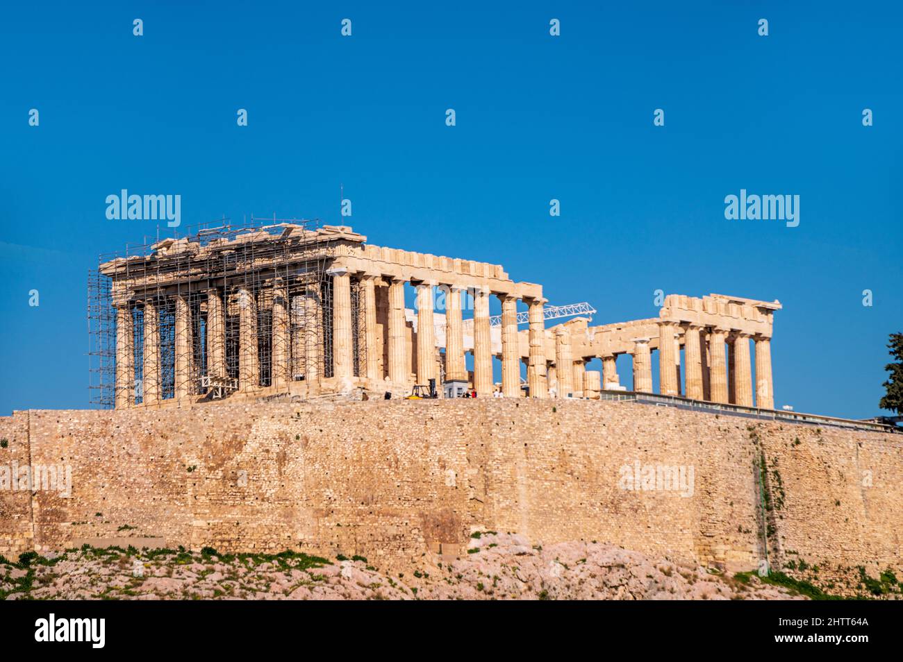 Der Parthenon und die Akropolis von Athen, Griechenland Stockfoto