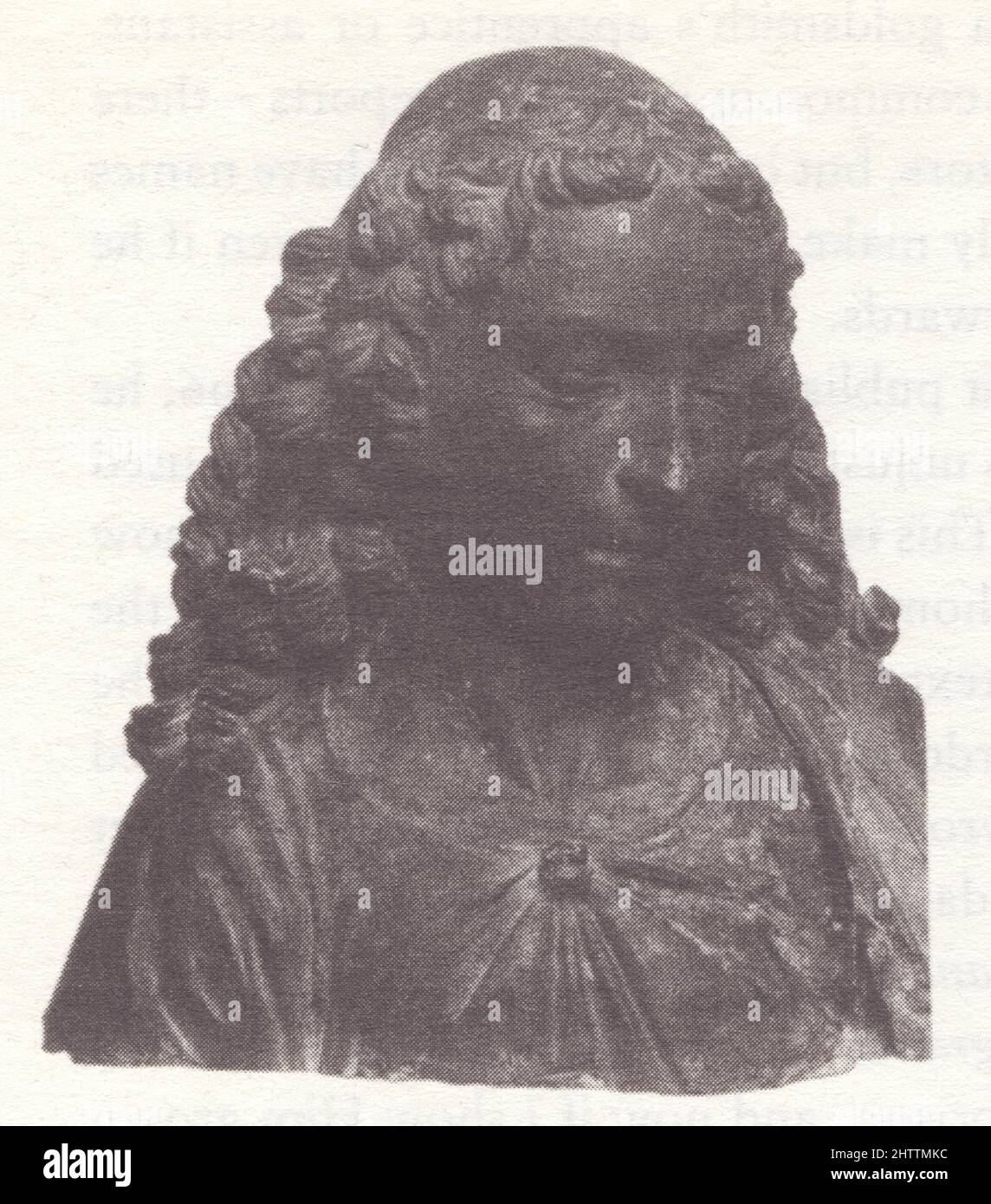 Terrakotta-Kopf des Jugendlichen Christus, Leonardo da VINCI zugeschrieben. Stockfoto