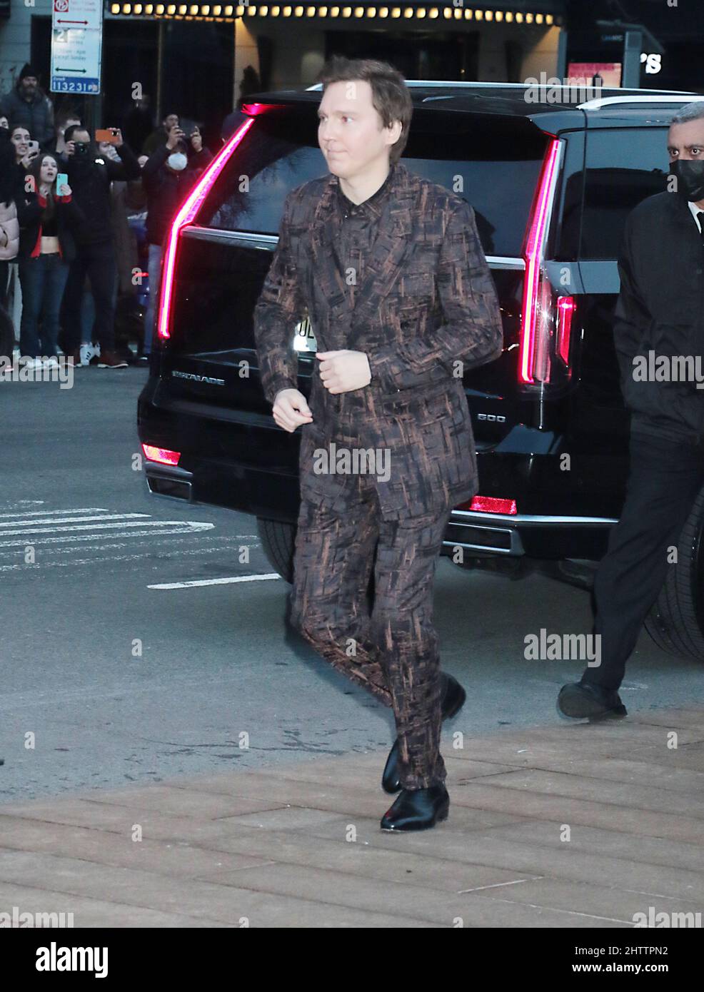 01. März 2022. Paul Dano bei Warner Bros, Picters präsentiert Weltpremiere des Batman auf dem Lincoln Center Plaza in New York 01. März 2022 Quelle: RW/MediaPunch Stockfoto