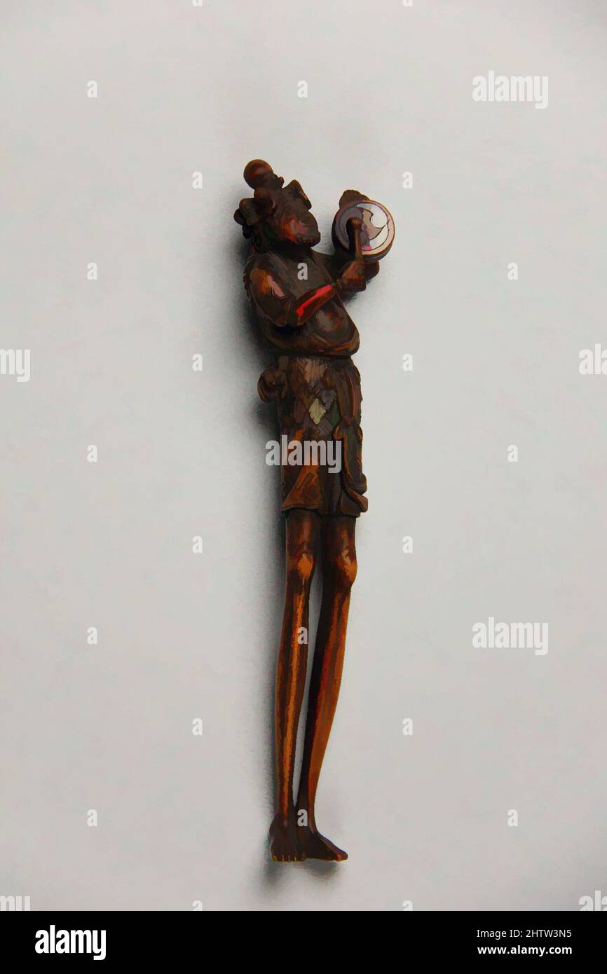 Art inspired by Netsuke of Ashinaga and Octopus, 19. Century, Japan, Wood inlaid with colored elfenbein, H. 4 5/8 in. (11,7 cm); B: 1 Zoll (2,5 cm); D. 1 Zoll (2,5 cm), Netsuke, Classic Works modernisiert von Artotop mit einem Schuss Moderne. Formen, Farbe und Wert, auffällige visuelle Wirkung auf Kunst. Emotionen durch Freiheit von Kunstwerken auf zeitgemäße Weise. Eine zeitlose Botschaft, die eine wild kreative neue Richtung verfolgt. Künstler, die sich dem digitalen Medium zuwenden und die Artotop NFT erschaffen Stockfoto