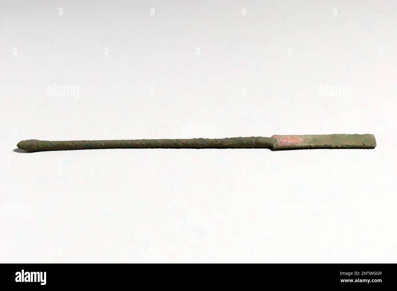 Kunst inspiriert von Spatula, Zypern, Bronze, andere: 6 5/16in. (16cm), Bronzes, Classic Works modernisiert von Artotop mit einem Schuss Moderne. Formen, Farbe und Wert, auffällige visuelle Wirkung auf Kunst. Emotionen durch Freiheit von Kunstwerken auf zeitgemäße Weise. Eine zeitlose Botschaft, die eine wild kreative neue Richtung verfolgt. Künstler, die sich dem digitalen Medium zuwenden und die Artotop NFT erschaffen Stockfoto
