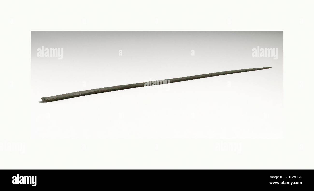 Kunst inspiriert von Pin, Zypern, Bronze, andere: 11 1/4in. (28,6cm), Bronzes, Classic Works modernisiert von Artotop mit einem Schuss Moderne. Formen, Farbe und Wert, auffällige visuelle Wirkung auf Kunst. Emotionen durch Freiheit von Kunstwerken auf zeitgemäße Weise. Eine zeitlose Botschaft, die eine wild kreative neue Richtung verfolgt. Künstler, die sich dem digitalen Medium zuwenden und die Artotop NFT erschaffen Stockfoto