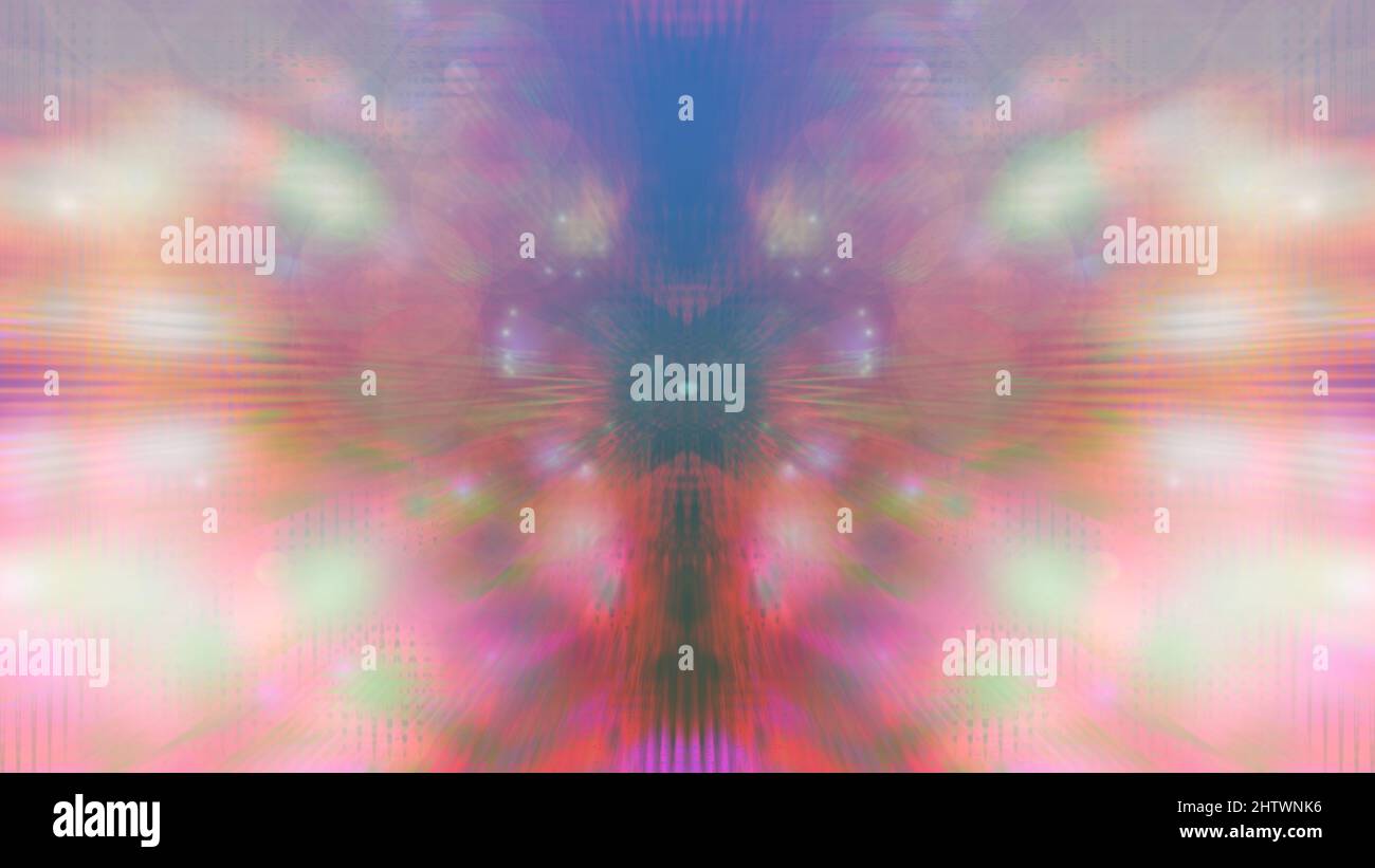 Eine abstrakte psychedelischen burst Hintergrundbild. Stockfoto